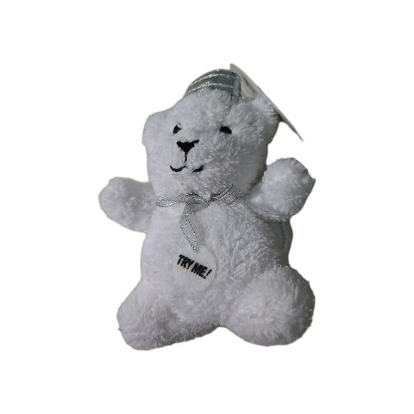 Super Cute Angel Bear By Fuzzy Friends Push Button To Hear Night Prayer Preowned - Picture 1 of 4